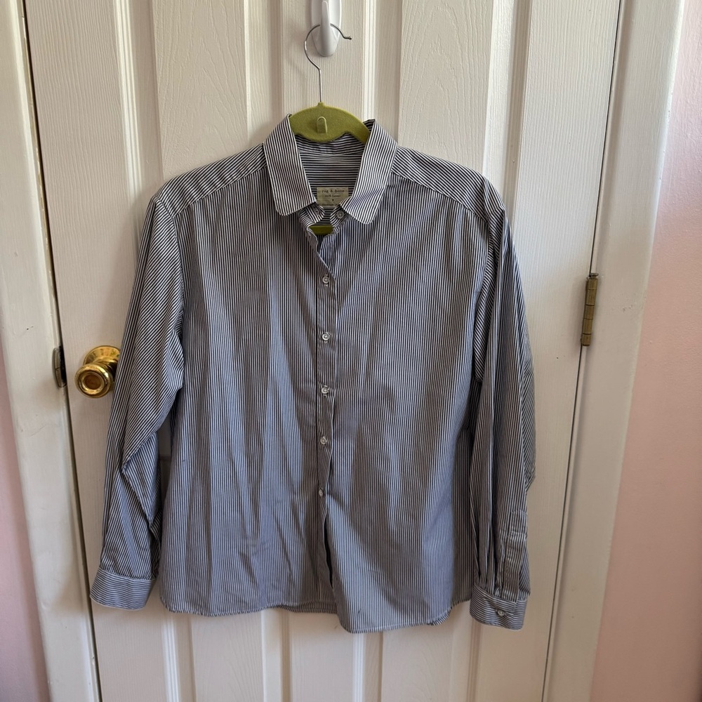 Rag & Bone Striped Button-Up Shirt